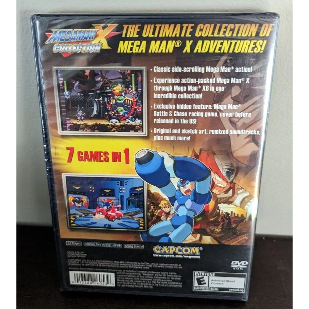 Brand New Factory Sealed Playstation 2 PS2 Game Megaman X Collection